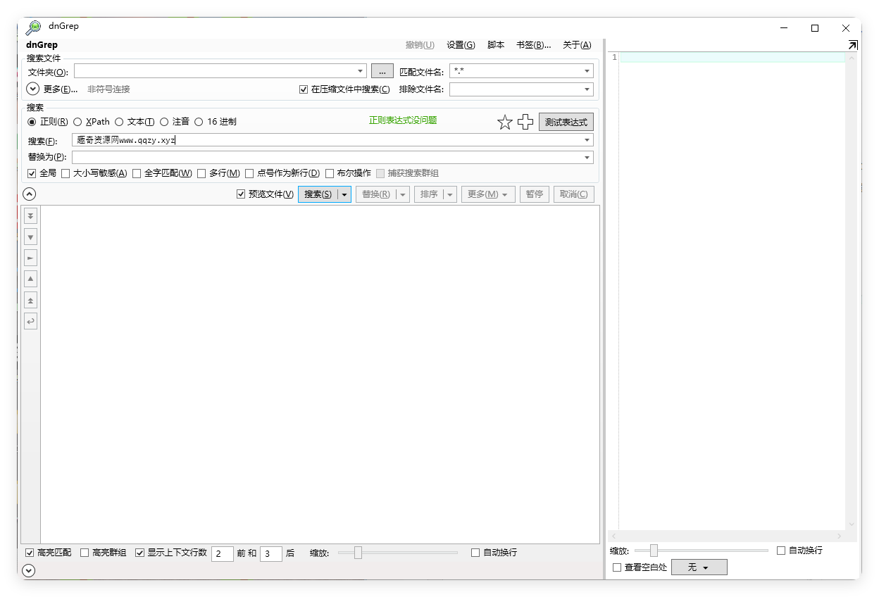 dnGrep文件搜索v4.5.41绿色版-Aⁿ-次方
