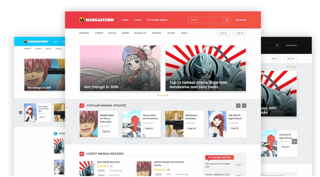 Madara 2.2.2.1主题源码 响应式WordPress漫画小说主题模板-Aⁿ-次方