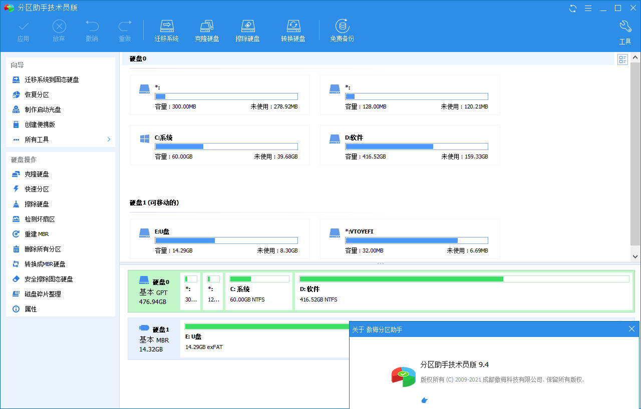 分区助手技术员v10.8.2特别版-Aⁿ-次方